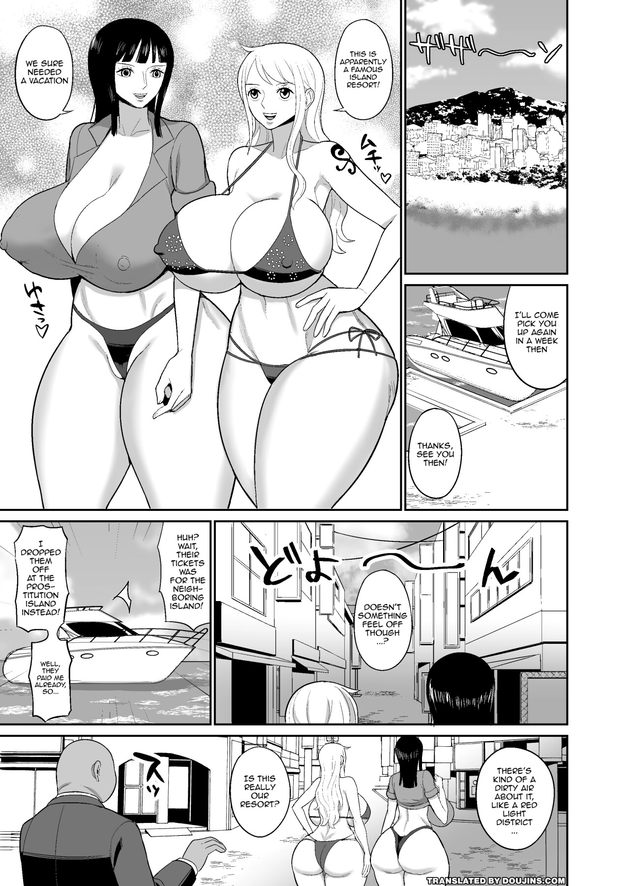 Hentai Manga Comic-The Brothel Island You Can't Leave Until You Earn 100 Million Berries-Read-3
